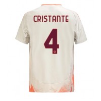 Maglia Calcio AS Roma Bryan Cristante #4 Seconda Divisa 2024-25 Manica Corta